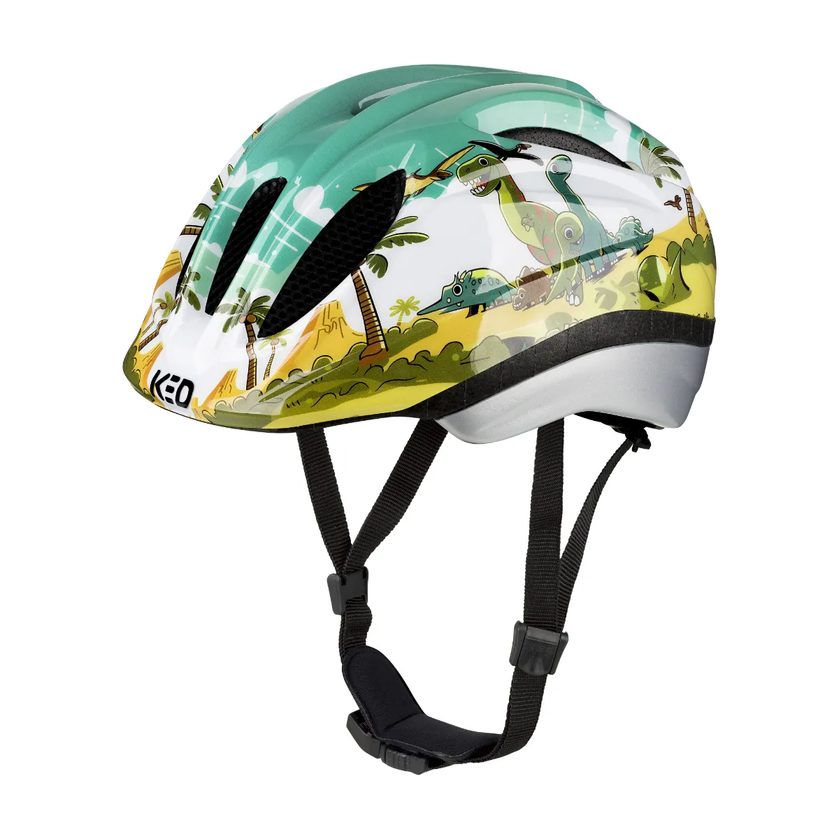 KED Fahrradhelm Meggy II Trend - Dino Glossy