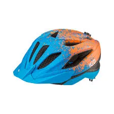 KED Fahrradhelm Street Junior Pro - Blue Orange matt